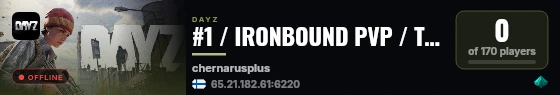 #1 / IRONBOUND PVP / TRADER ENABLED / SURVIVAL #3 live status badge