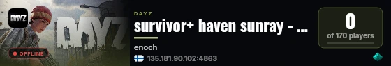 survivor+ haven sunray - cars+ - events - high fps - high loot # live status badge