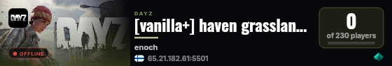 [vanilla+] haven grassland >> cars+ >> solo/duo >> чернорусь #2 live status badge