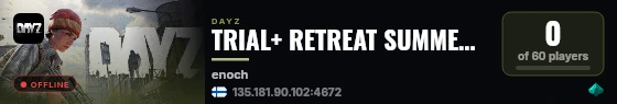 TRIAL+ RETREAT SUMMERLIGHT - X10 LOOT - PVP - SURVIVAL live status badge