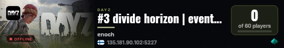 #3 divide horizon | events | pve | чернорусь live status badge