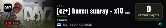 [ez+] haven sunray - x10 loot - events - pvp - solo/duo - pvpve live status badge