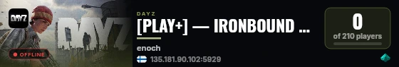 [PLAY+] — IRONBOUND PVE — LOOT++ — HARDCORE MODE | Livonia #2 live status badge