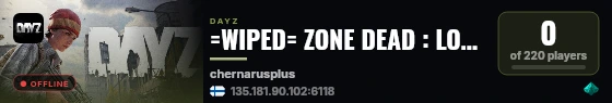 =WIPED= ZONE DEAD : LOOT++ : QUESTS : TRADER & GUNS #3 live status badge