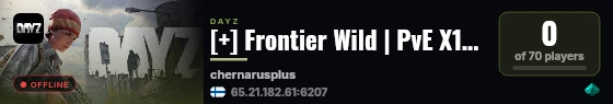 [+] Frontier Wild | PvE X15 Loot Trader live status badge