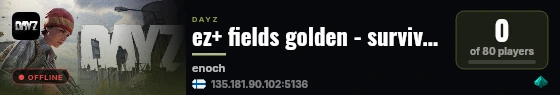 ez+ fields golden - survival - quests - solo/duo - cherno live status badge
