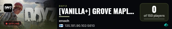 [VANILLA+] GROVE MAPLE - LOOT++ - PVP - PVPVE live status badge