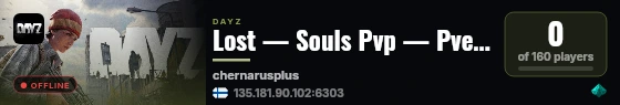 Lost — Souls Pvp — Pve — Custom Events #2 live status badge