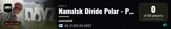 Namalsk Divide Polar - PvP Guns+ Casual X10 Loot Quests live status badge