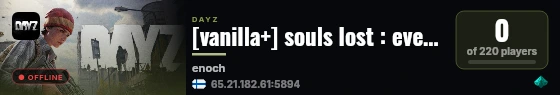 [vanilla+] souls lost : events : pve : pvpve #2 live status badge