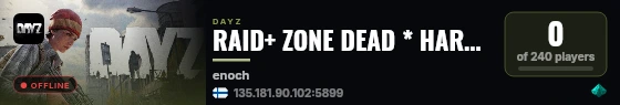 RAID+ ZONE DEAD * HARDCORE * RAIDS * LOOT++ * SURVIVAL | Livonia live status badge