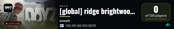[global] ridge brightwood / pvp / loot++ / hardcore mode live status badge