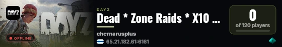 Dead * Zone Raids * X10 Loot * PvPvE #2 live status badge