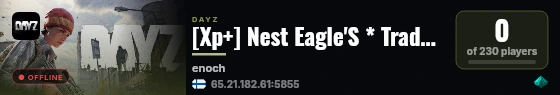[Xp+] Nest Eagle'S * Trader Enabled * Cars+ * Guns++ * Solo Play live status badge