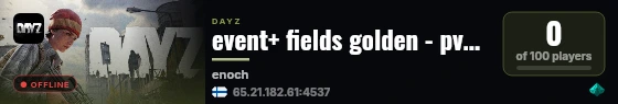 event+ fields golden - pvp - solo/duo - quests & loot live status badge