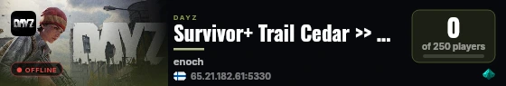 Survivor+ Trail Cedar >> Pve >> High Fps >> Safe Haven #2 live status badge