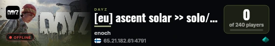 [eu] ascent solar >> solo/duo >> quests >> solo play | Livonia # live status badge