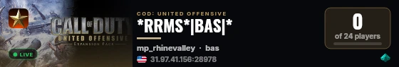 *RRMS*|BAS|* live status badge