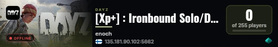 [Xp+] : Ironbound Solo/Duo : Cars+ : Pvp : Survival : Solo Play live status badge