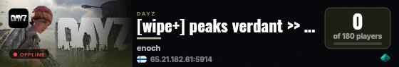 [wipe+] peaks verdant >> hardcore >> pve >> high fps >> survival live status badge
