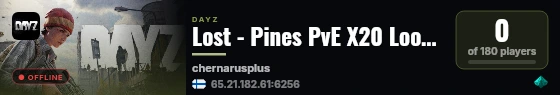 Lost - Pines PvE X20 Loot Quests #3 live status badge