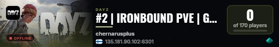 #2 | IRONBOUND PVE | GUNS++ | ЧЕРНОРУСЬ #3 live status badge
