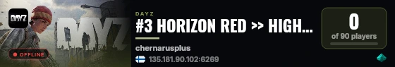 #3 HORIZON RED >> HIGH FPS >> X10 LOOT >> HARDCORE MODE live status badge