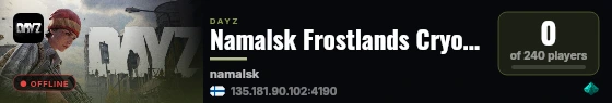 Namalsk Frostlands Cryo | Trader | Loot++ PvP High FPS Events #3 live status badge