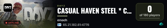 CASUAL HAVEN STEEL * CARS+ * GUNS++ * SAFE HAVEN #2 live status badge