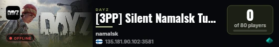 [3PP] Silent Namalsk Tundra - Survival PvP Casual X20 Loot Event live status badge