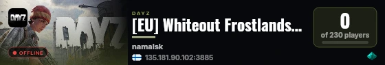 [EU] Whiteout Frostlands SurvivorZ :: Guns++ Casual X20 Loot Tra live status badge