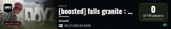 [boosted] falls granite : pve : events : high loot live status badge