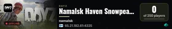 Namalsk Haven Snowpeak >> Casual PvP PvE X10 Loot Building #3 live status badge
