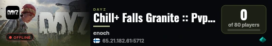 Chill+ Falls Granite :: Pvp :: X10 Loot :: Survival live status badge