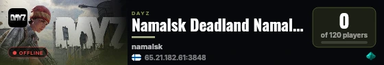 Namalsk Deadland Namalsk Adventures Survival High FPS Building live status badge
