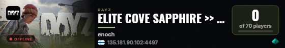 ELITE COVE SAPPHIRE >> EVENTS >> QUESTS >> PVE >> CHERNO live status badge