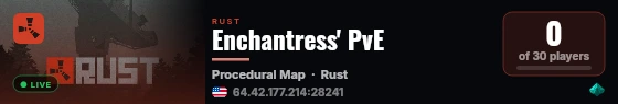 Enchantress' PvE live status badge