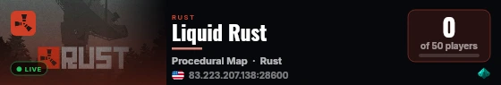Liquid Rust live status badge