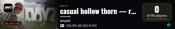 casual hollow thorn — raids — x10 loot — high loot | Livonia live status badge