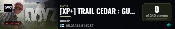 [XP+] TRAIL CEDAR : GUNS++ : QUESTS : HIGH LOOT #2 live status badge