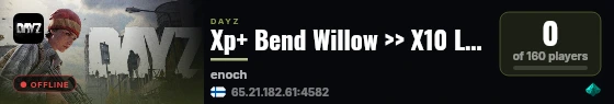 Xp+ Bend Willow >> X10 Loot >> Loot++ >> Survival | Livonia live status badge