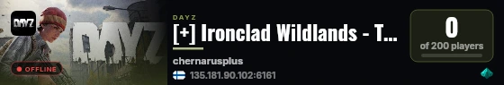 [+] Ironclad Wildlands - Trader Enabled High FPS Events #3 live status badge