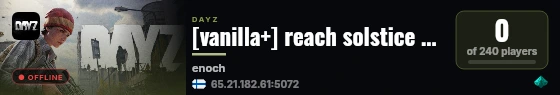 [vanilla+] reach solstice / quests / raids / events / solo play live status badge
