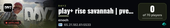 play+ rise savannah | pve | quests | cars+ | solo play live status badge
