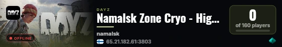 Namalsk Zone Cryo - High FPS / PVP #2 live status badge