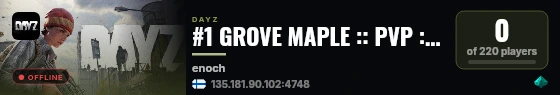 #1 GROVE MAPLE :: PVP :: QUESTS :: SOLO/DUO :: LOOT++ :: PVPVE # live status badge