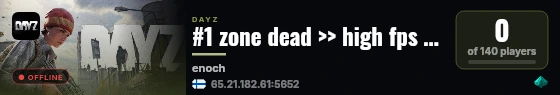 #1 zone dead >> high fps >> loot++ >> quests >> survival live status badge