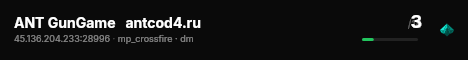 ANT GunGame   antcod4.ru live status badge