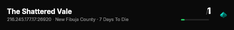 The Shattered Vale live status badge