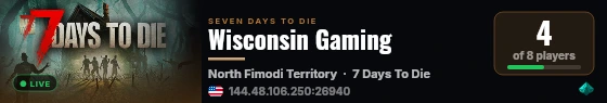 Wisconsin Gaming live status badge